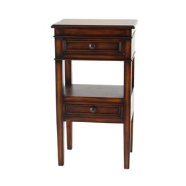 9th & Pike® Brown Pine Traditional Accent Table