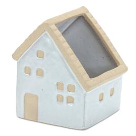 Melrose Neutral Porcelain House Planter - Set of 3