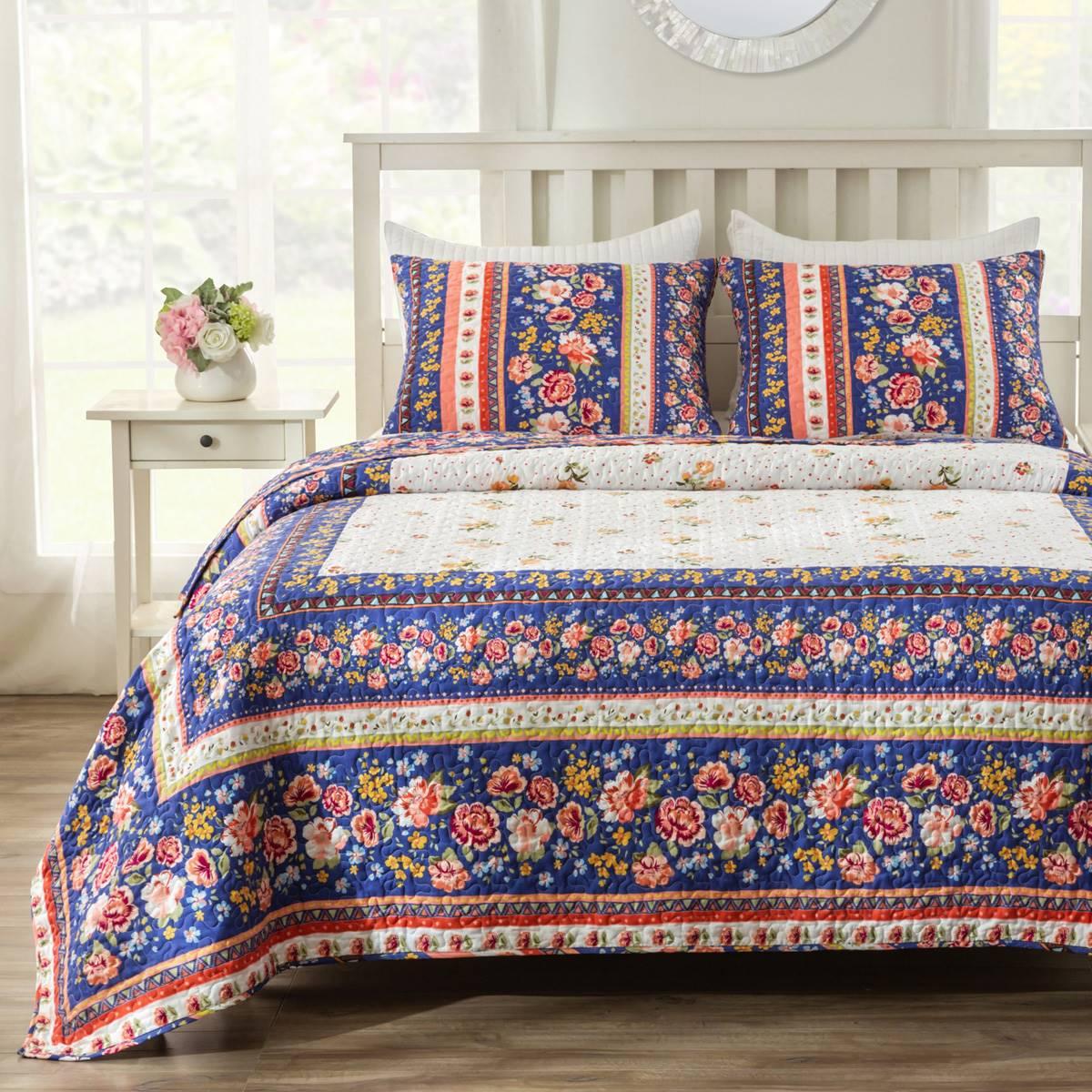 Greenland Home Fashions(tm) Marsha Americana Chic Quilt Set
