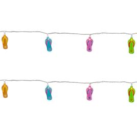 Northlight Seasonal 10ct. Summer Flip Flop Novelty String Lights