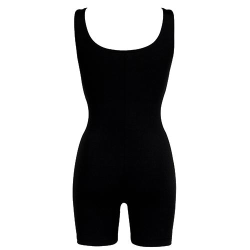 Womens Dolfin® Aquatard One Piece Swimsuit - Black