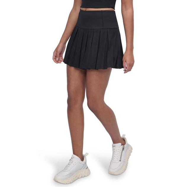 Womens DKNY Sport Court Pique Pleated Tennis Skort