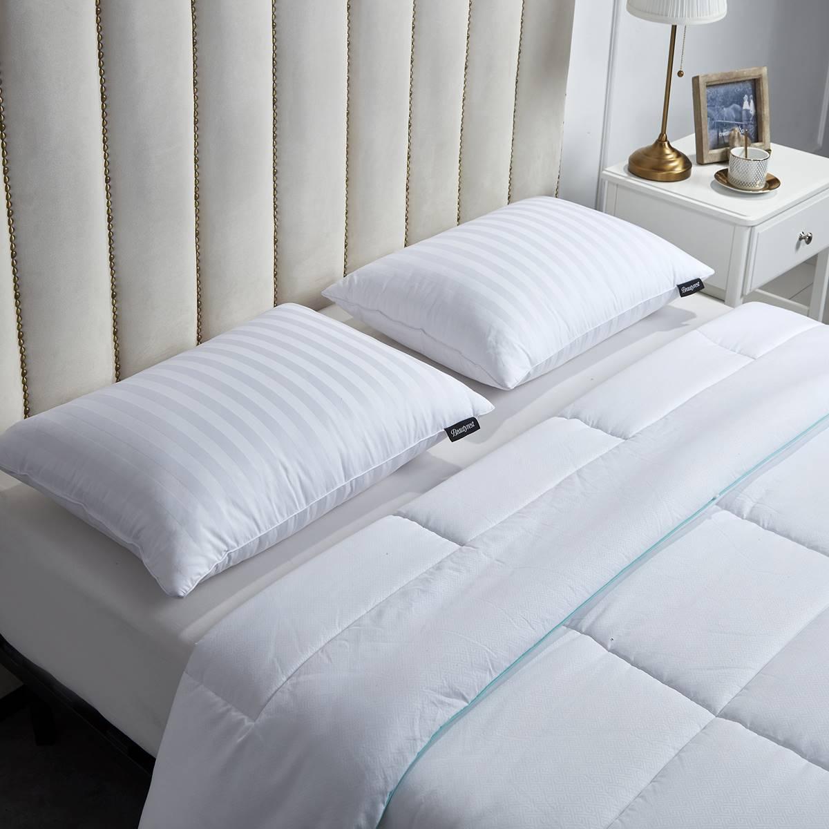 Beautyrest® Medium Firm 500TC 2pk. Goose Feather Down Pillow