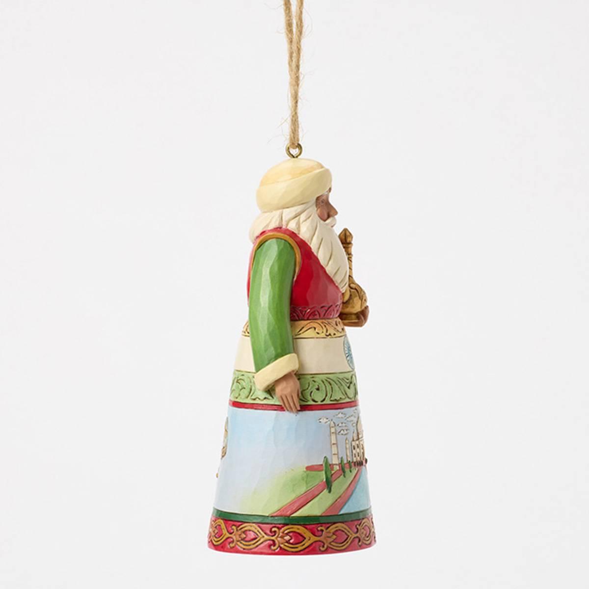 Jim Shore Santa Around World India Christmas Ornament