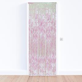 Northlight Seasonal Iridescent Tinsel Christmas Curtain