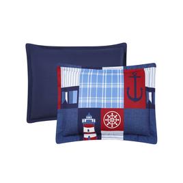 Home Retreat Nautical Patch Reversible Comforter Bedding Set