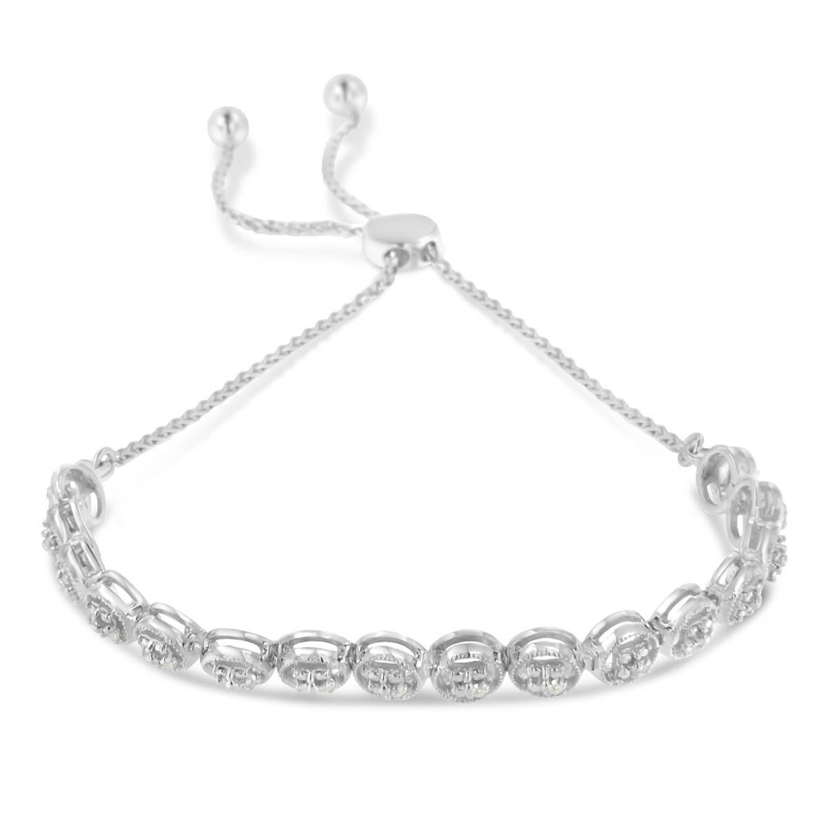 Diamond Classics™ 1/10ctw. Diamond Bolo Bracelet