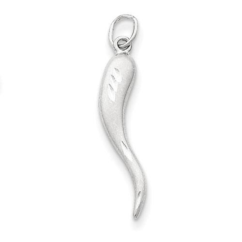 Gold Classics™ 14kt. Diamond Cut Italian Horn Charm