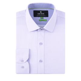 Mens Tom Baine Performance Slim Fit Dress Shirt - White/Lilac