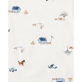 Baby Boy (NB-12M) Carter''s® 3pc. Wild & Free Barn Cardigan Set