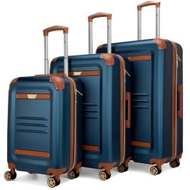 19V69 Italia Vintage 3pc. Expandable Retro Luggage Set