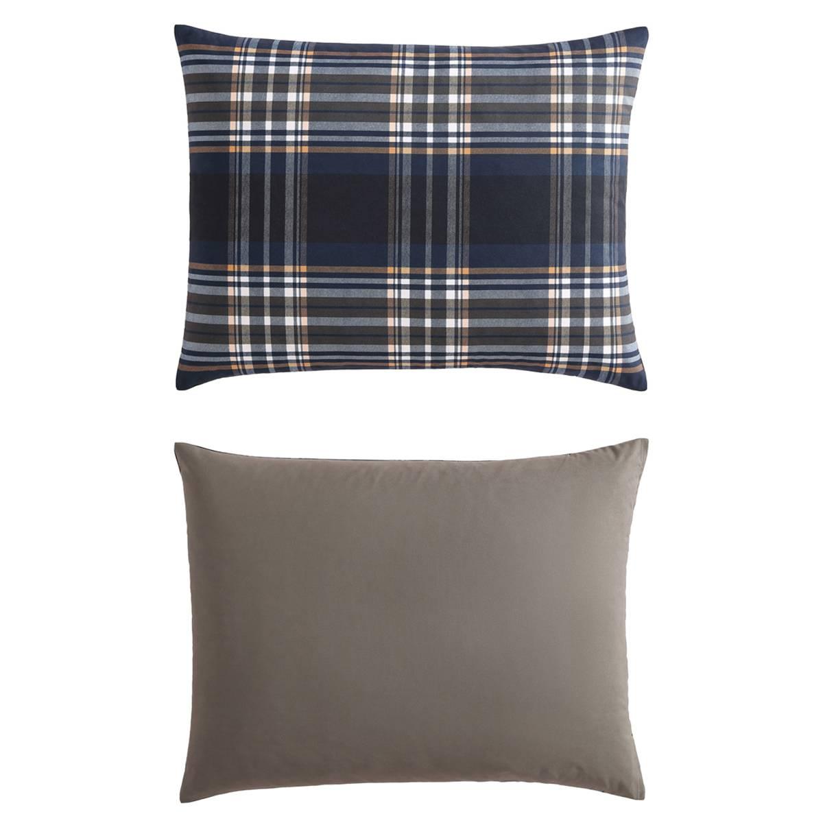 Wrangler City Flats Plaid Microfiber Reversible Comforter Set
