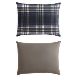 Wrangler City Flats Plaid Microfiber Reversible Comforter Set