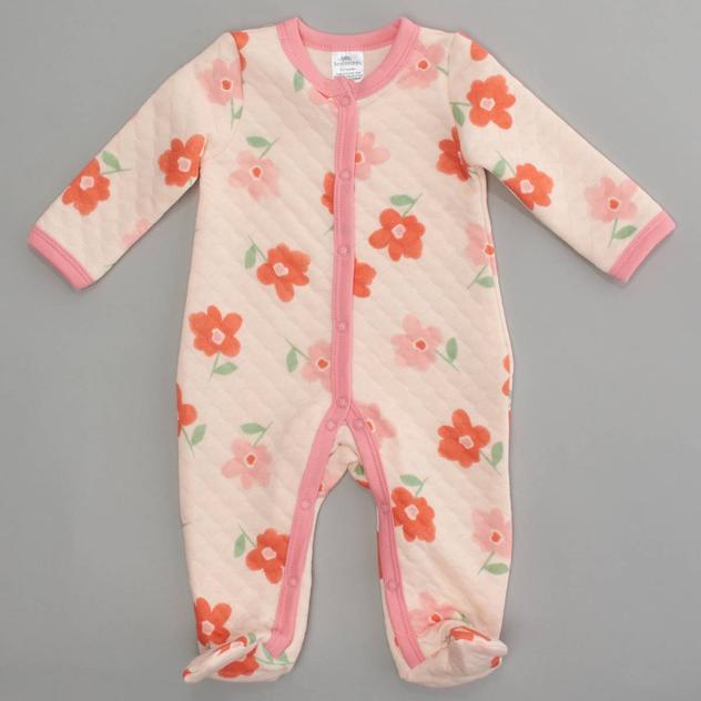 Baby Girl (3-9M) Little Beginnings®  Quilted Floral Sleep N Play