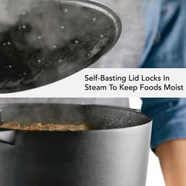 KitchenAid® Seasoned Cast Iron Dutch Oven Casserole Pot