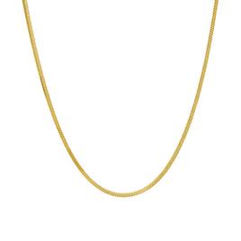 20in. Vermeil Square Snake Chain Necklace
