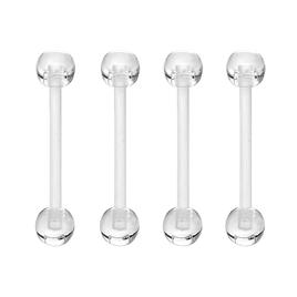 4pk. 14-Gauge Bioflex Tongue Retainer