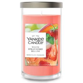 Yankee Candle(R) White Strawberry Bellini Medium Pillar Candle