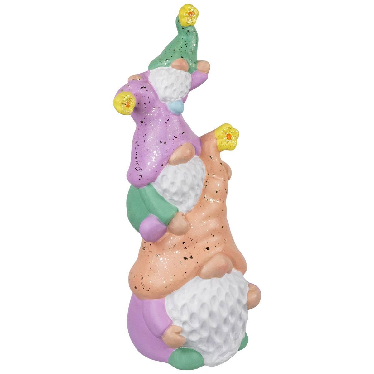 Northlight Seasonal Gnome Tower Spring Figurine