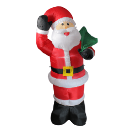Northlight Animated Inflatable Standing Santa Claus Yard Decor