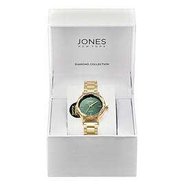 Womens Jones New York Gold-Tone Sunray Dial Watch - 15184G-42-X27