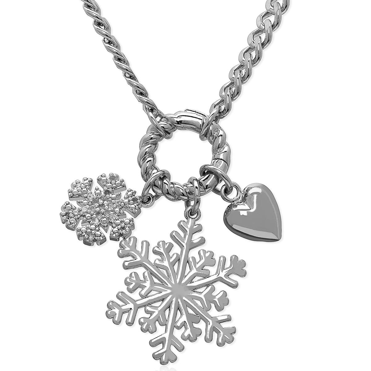 Gianni Argento 1/10Ct Snowflke Char