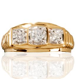 Mens Nova Star(R) Forged 1/2ctw. Lab Grown Diamond Ring
