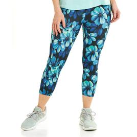 Plus Size Starting Point® Print Capri Leggings - Midnight Blue
