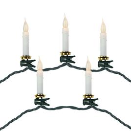 Northlight Seasonal 10ct. LED Clip-On Candle Christmas Lights