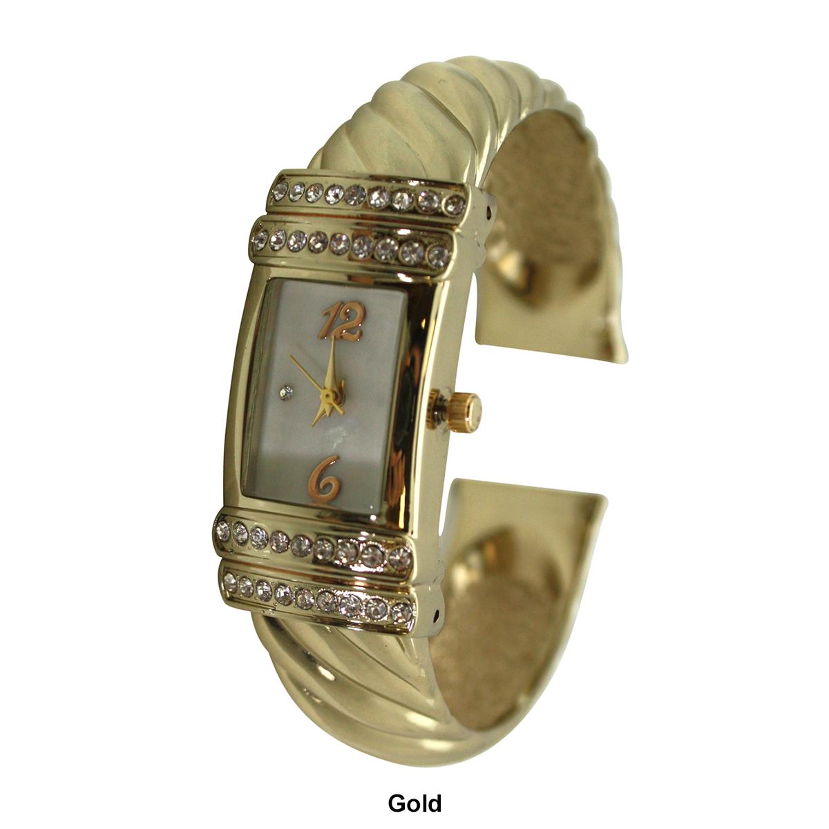 Womens Olivia Pratt™ Square Face Bangle Women Watch - A918308