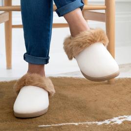 Womens Isotoner® Velour Valerie ECO Comfort Clog Slippers