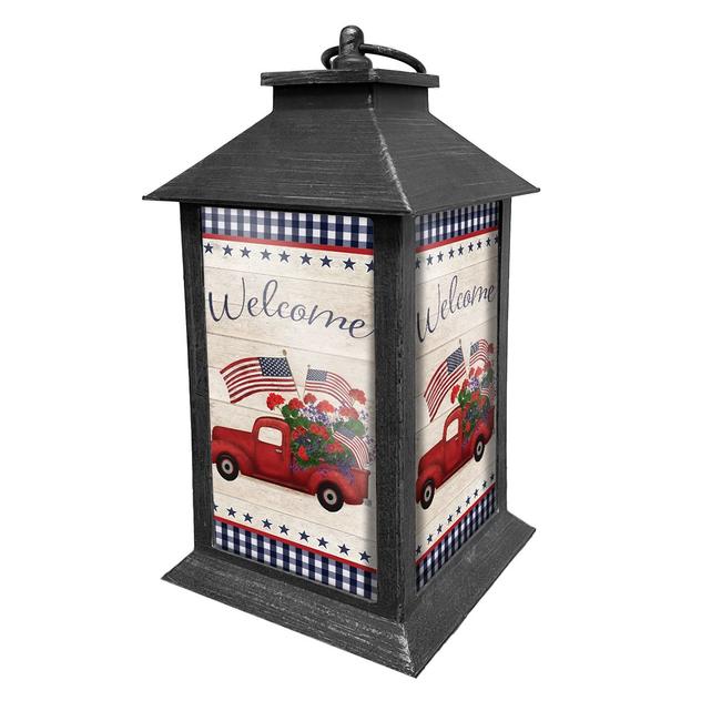 Briarwood Lane Stars & Stripes Truck Lantern