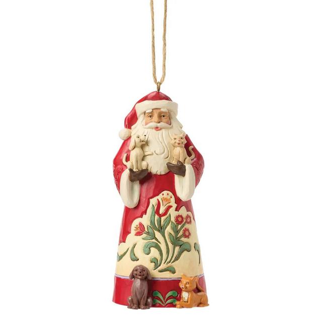 Jim Shore Santa with Pets Ornament