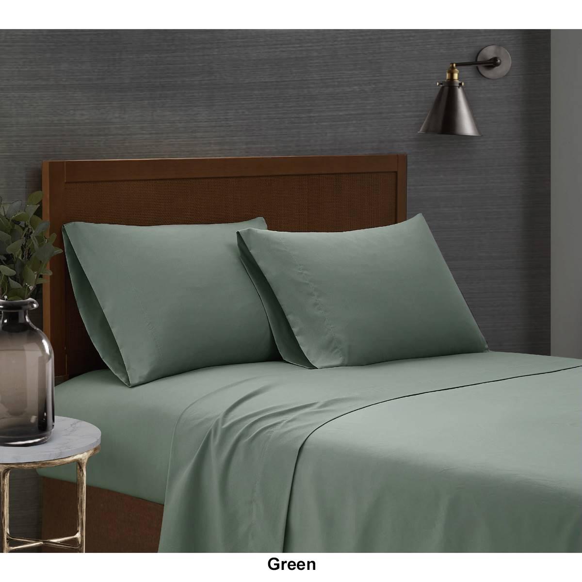 London Fog Garment Wash Solid 180 Thread Count Sheet Set