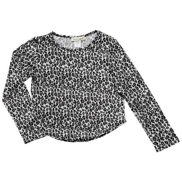 Girls (4-6x) Dream Girl Long Sleeve Leopard Basic Tee