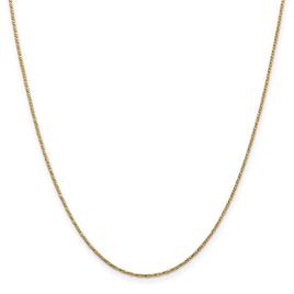 Gold Classics(tm) .95mm. 14kt. Gold Twisted Box Chain Necklace