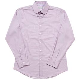 Mens Christian Aujard Long Sleeve Fitted Dress Shirt - Purple