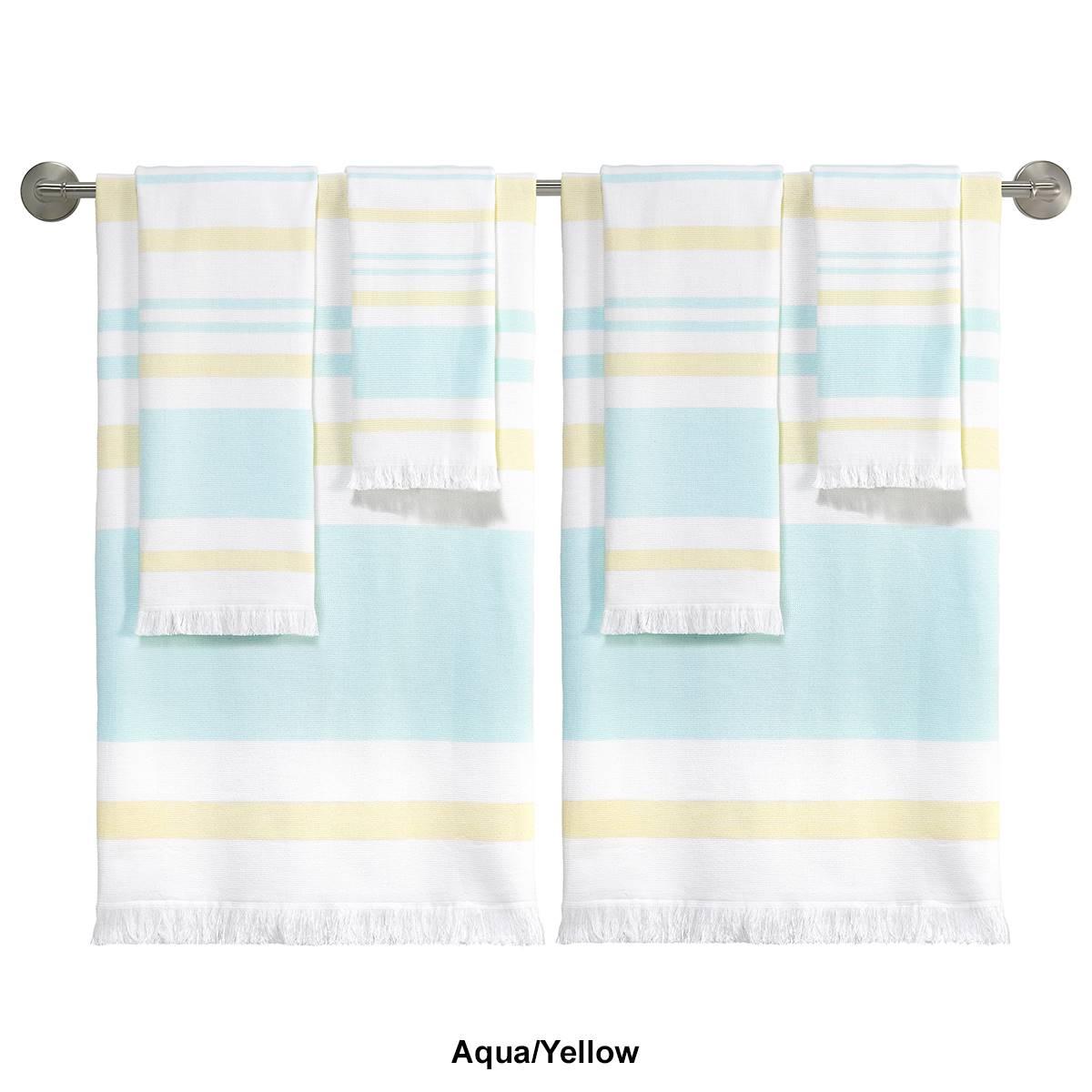 IZOD® Clubhouse Stripe 2pk. Hammam Bath Towel Collection