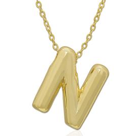 Plain Puff Initial N Pendant