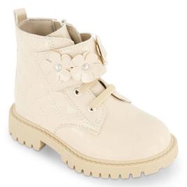Little Girls Jessica Simpson Daria Flower Combat Boots