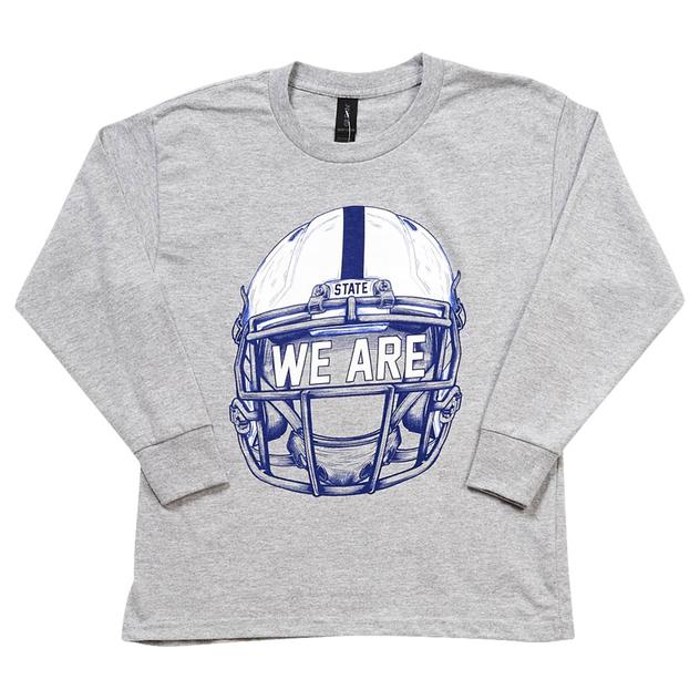 Boys (8-20) Tailgate Football Helmet Long Sleeve Tee