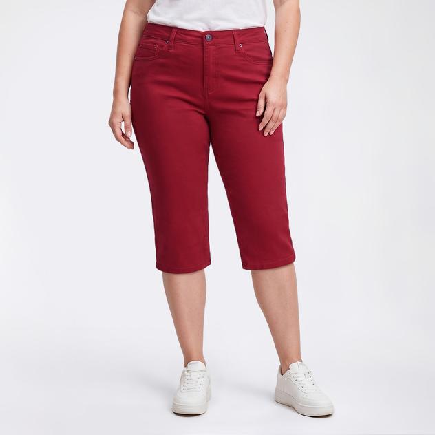 Plus Size Tailormade 5 Pocket 14in. Skimmers