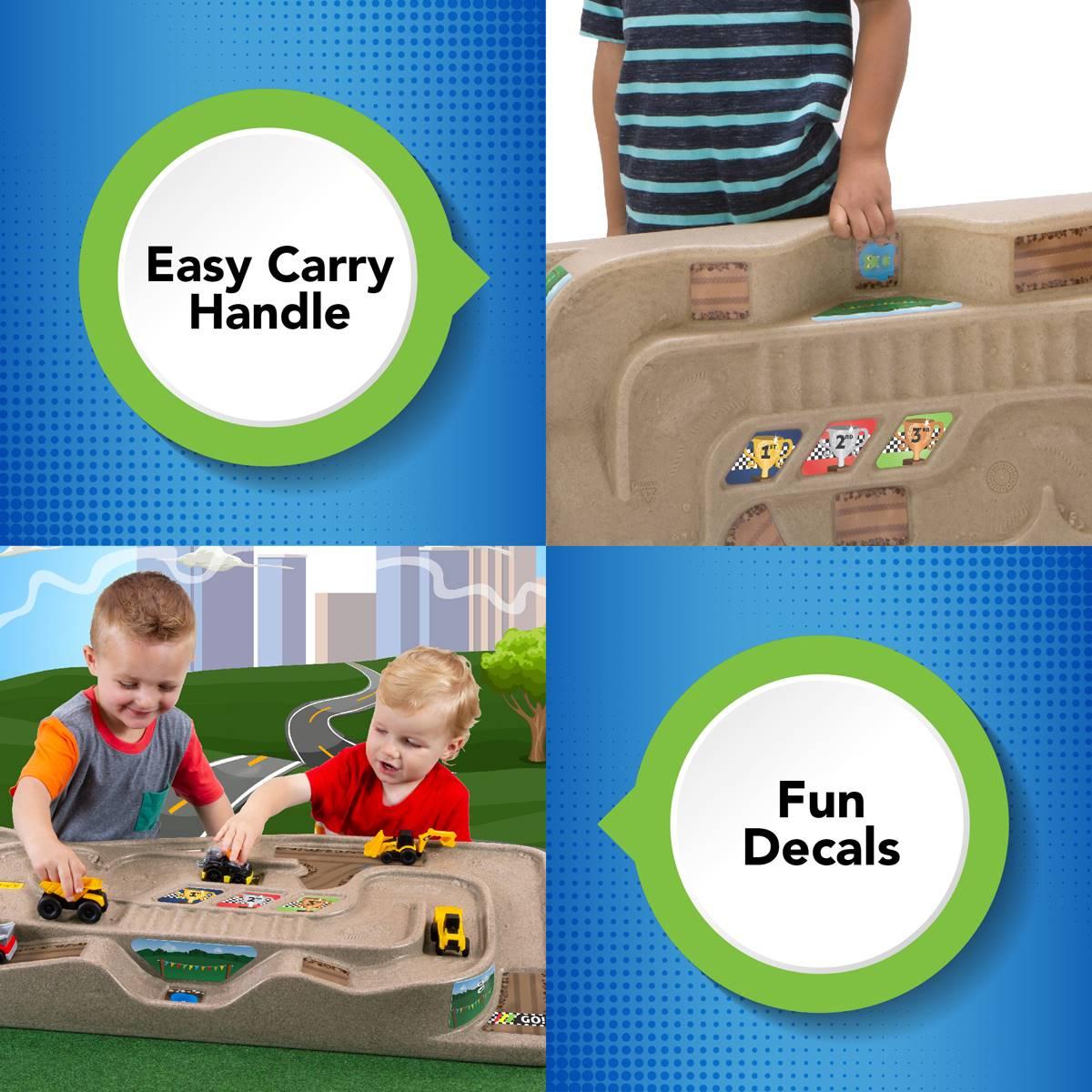 Simplay3 Carry & Go Toy Car and Train Track Table
