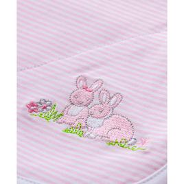 Little Me Baby Bunnies Receiving Blanket