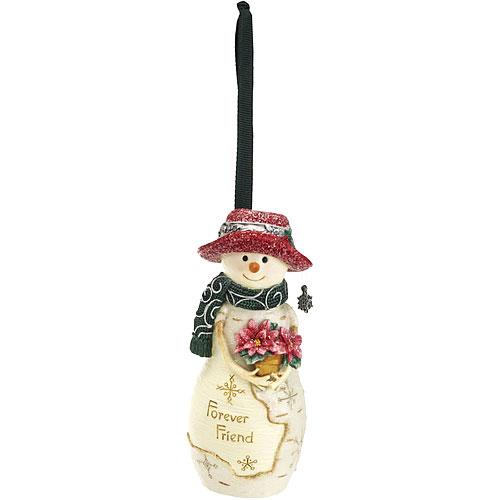 Pavilion Forever Friends Snowman Ornament