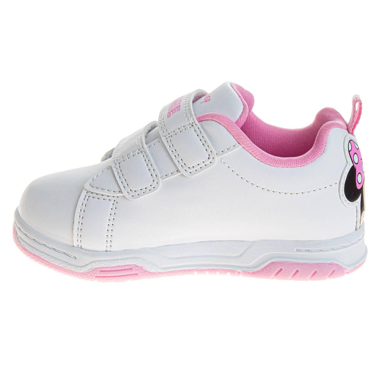 Little Girls Disney Minnie Mouse Pink Fashion Sneakers