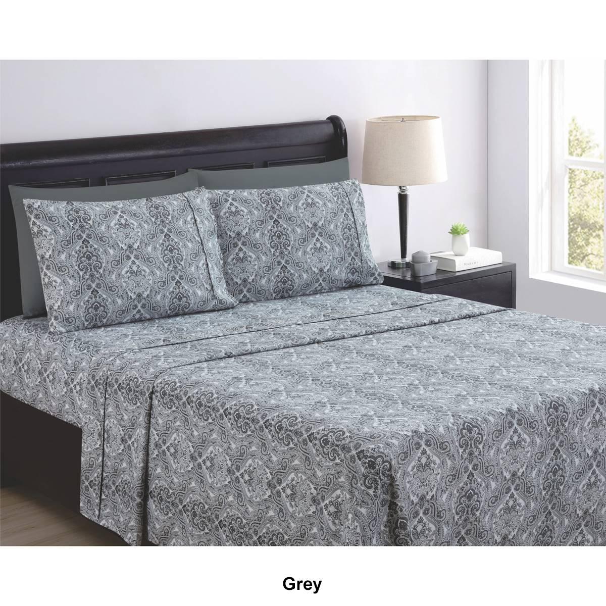 Spirit Linen Home™ Paisley Microfiber Sheet Set