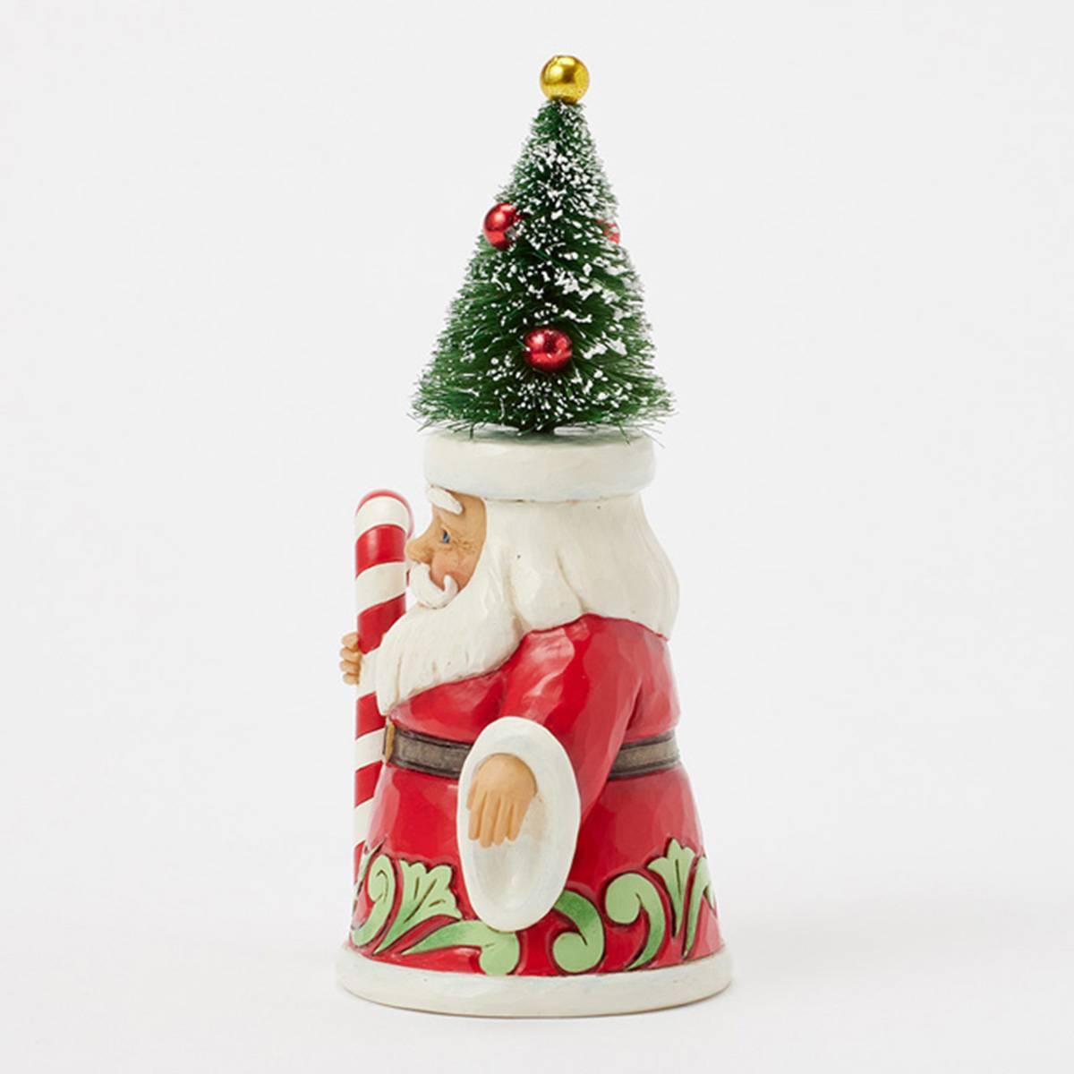 Jim Shore Santa Sisal Tree Hat Pint Size Christmas Figurine