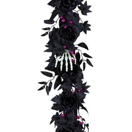 National Tree 6ft. Artificial Bad to the Bone Halloween Garland