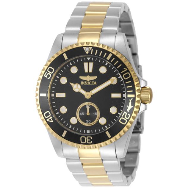 Mens Invicta Pro Diver Black Dial Quartz Watch - 49426